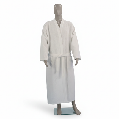 Vahvel hommikumantel XL, valge