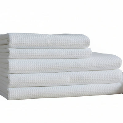 Vahvelrätik 70*140 cm valge